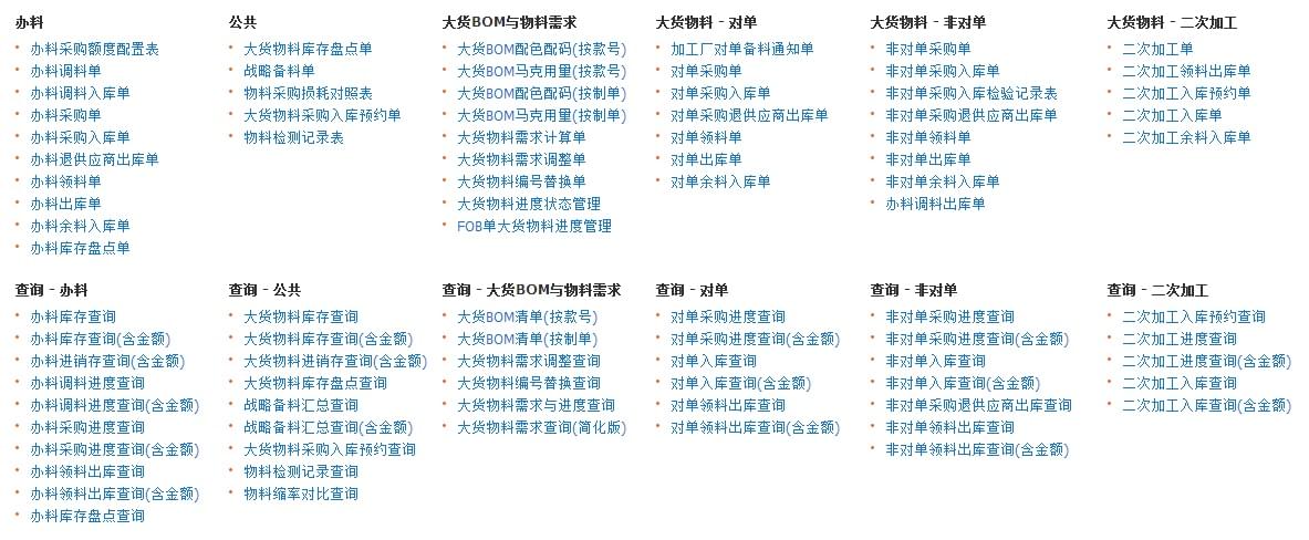 丰捷SCM物料管理,服装供应链管理系统,丰捷软件,广州丰捷企业管理服务有限公司